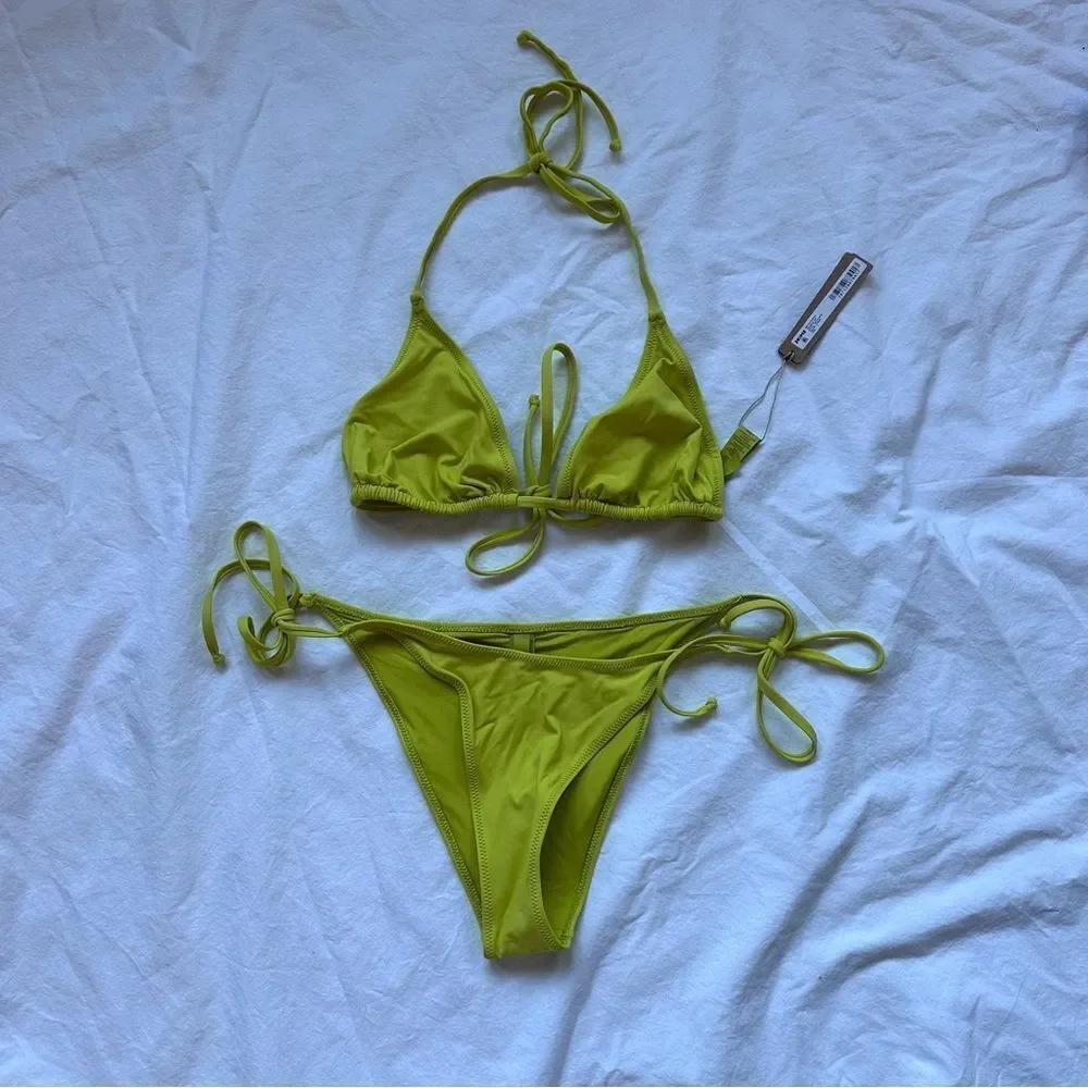 SKIMS Women's Swimwear in Bright Yellow